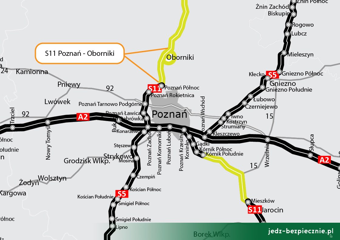 Polskie drogi - decyzja środowiskowa S11 Oborniki - Poznań